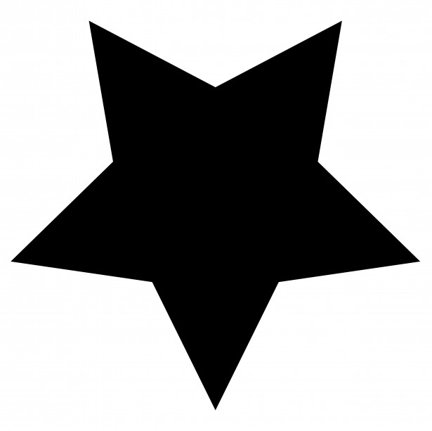 615x613 Black Star Clip Art Free Clipart Images 3