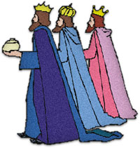 200x211 Three Wise Men Clipart