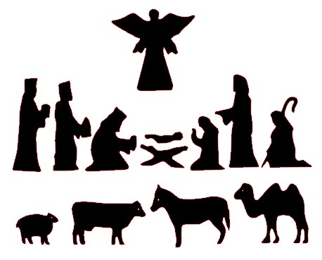 458x369 Top 84 Nativity Scene Clip Art
