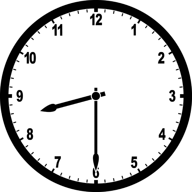 640x640 Clock 830 Clipart Etc