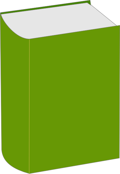 408x592 Green Book Clip Art