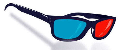 488x208 3d Glasses Clip Art