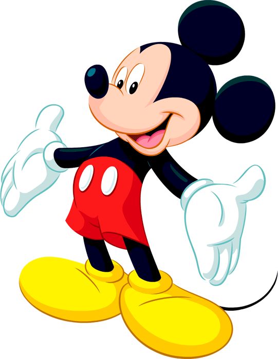541x700 3d Clipart Mickey Mouse