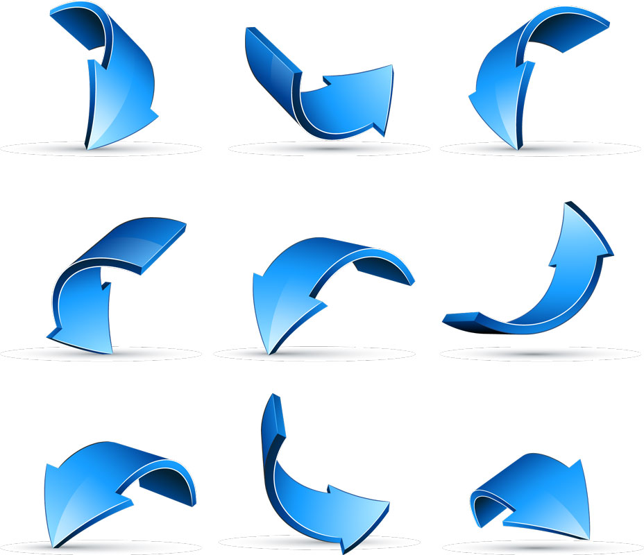 928x800 Arrow Shapes Clip Art