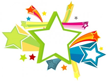 425x319 3d Star Clipart