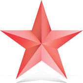 170x169 3d Star Clip Art