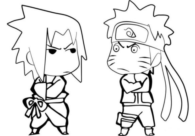 816x571 Printable Naruto Coloring Pages To Get Your Kids Occupied