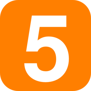 300x300 Blue Number 4 Clip Art