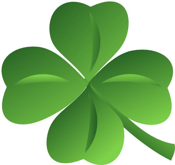 600x566 Four Leaf Clover Clip Art