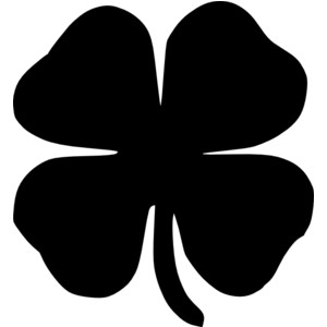 300x300 4 Leaf Clover Clip Art