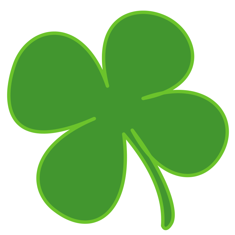 800x800 4 Leaf Clover Free Vector 4vector