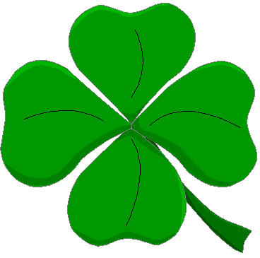 368x365 4 Leaf Clover Clipart Clipartfest 6