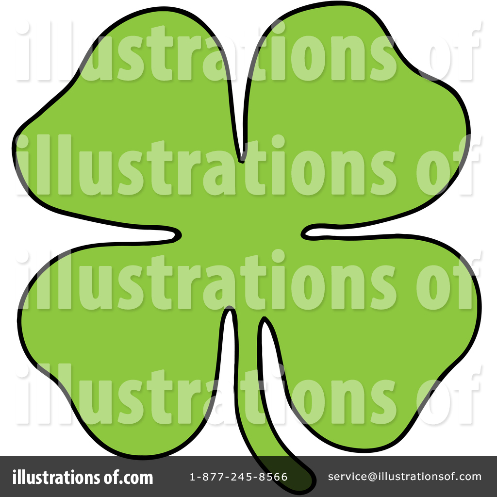 1024x1024 Four Leaf Clover Clipart