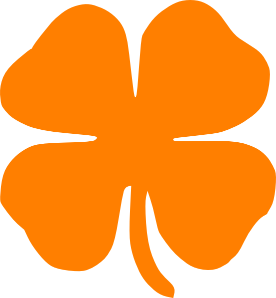552x597 4 Leaf Clover Clip Art