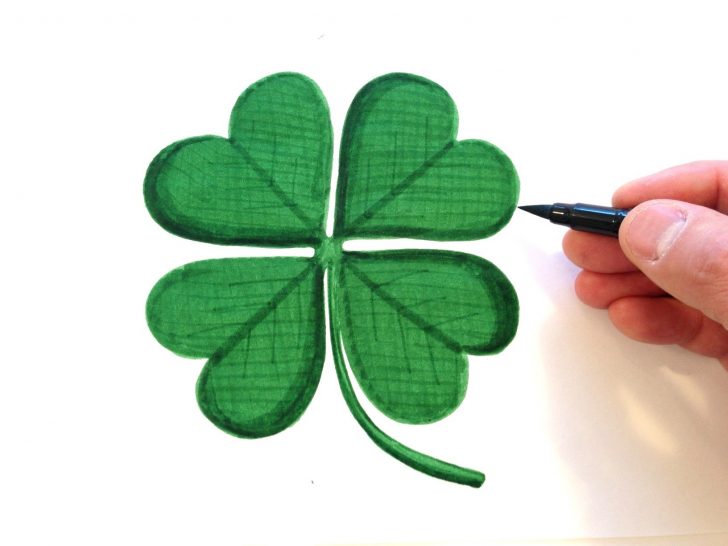 728x546 Leaf Clover Decal D Pictures Of 4 Plants Tattoos Four Clip Art