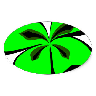 324x324 4 Leaf Clover Stickers Zazzle
