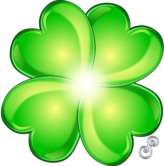 676x685 Four Leaf Clover For Luck!