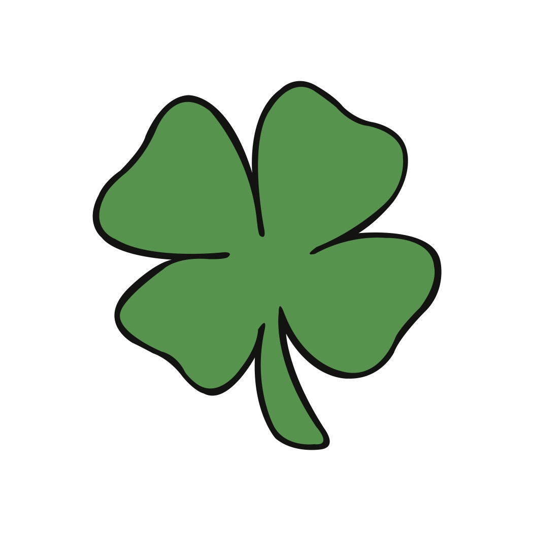 1050x1050 Four Leaf Clover