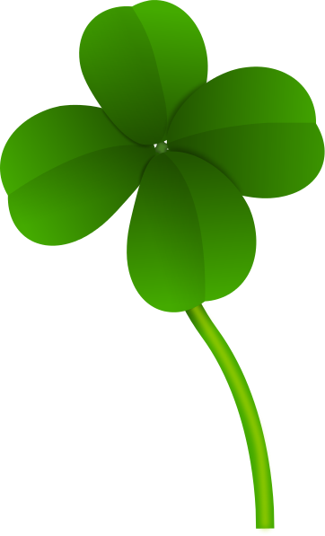 362x597 Four Leaf Clover Long Stem