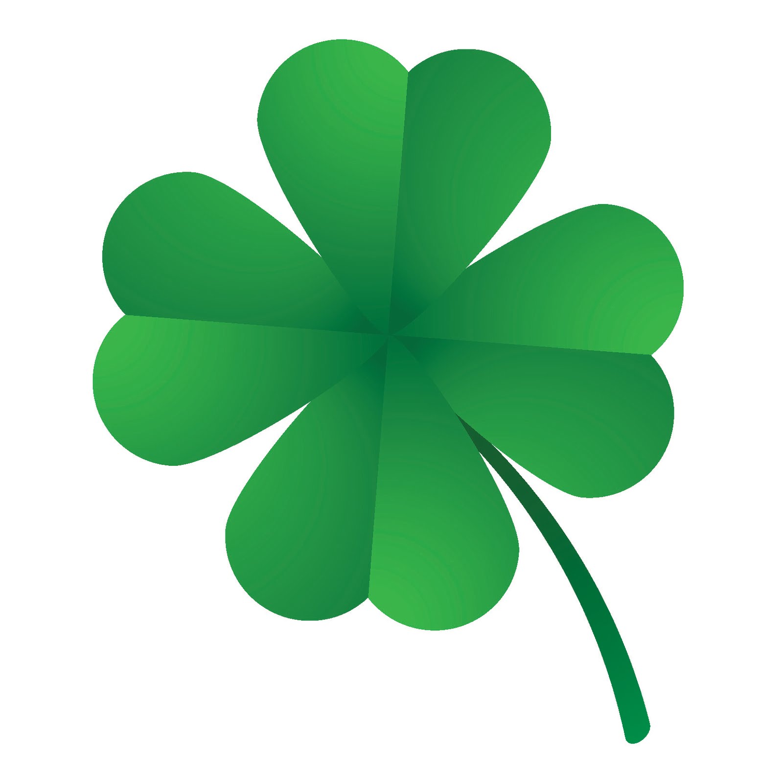 1600x1600 Four Leaf Clover 4 Leaf Clover Clipart Of Shamrocks And Four