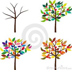 236x231 Four Seasons Clip Art Four Seasons Trees Flower Garden
