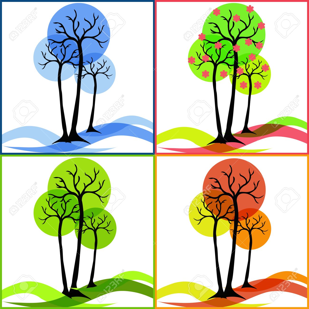 1300x1299 Season Clipart Autumn Winter