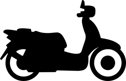 425x273 Scooter Clipart Two Wheeler