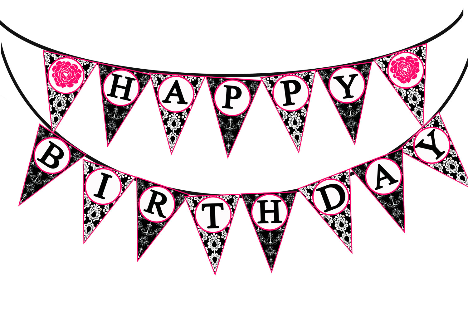 1500x1000 Pendent Clipart Birthday Banner