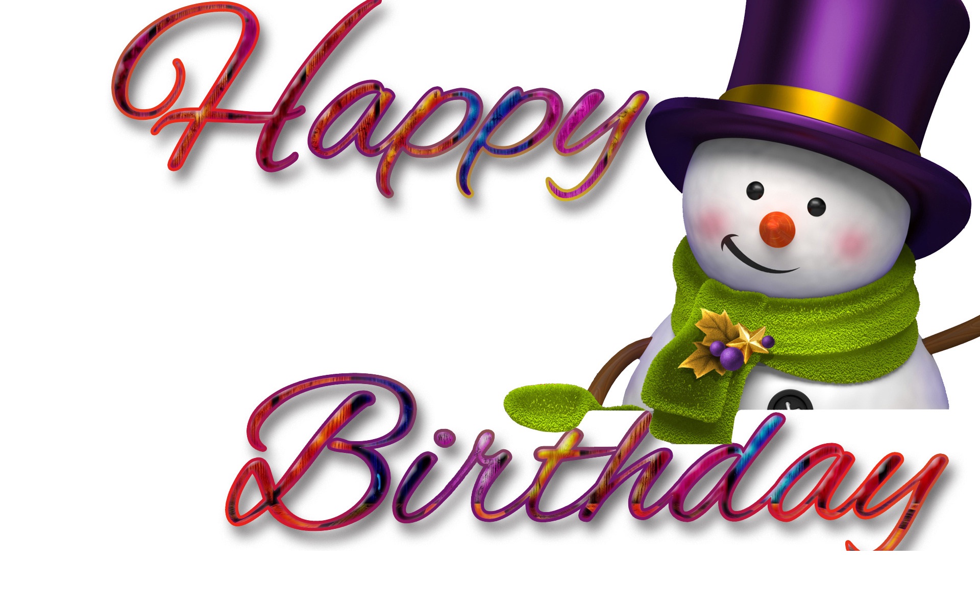 1920x1200 Beautiful Happy Birthday Clipart