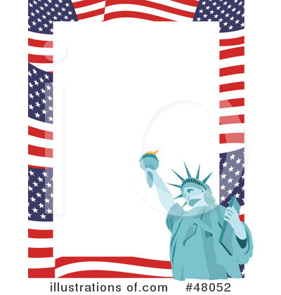 400x420 4th Of July Printable Stationery Royalty Free (Rf) Stationery