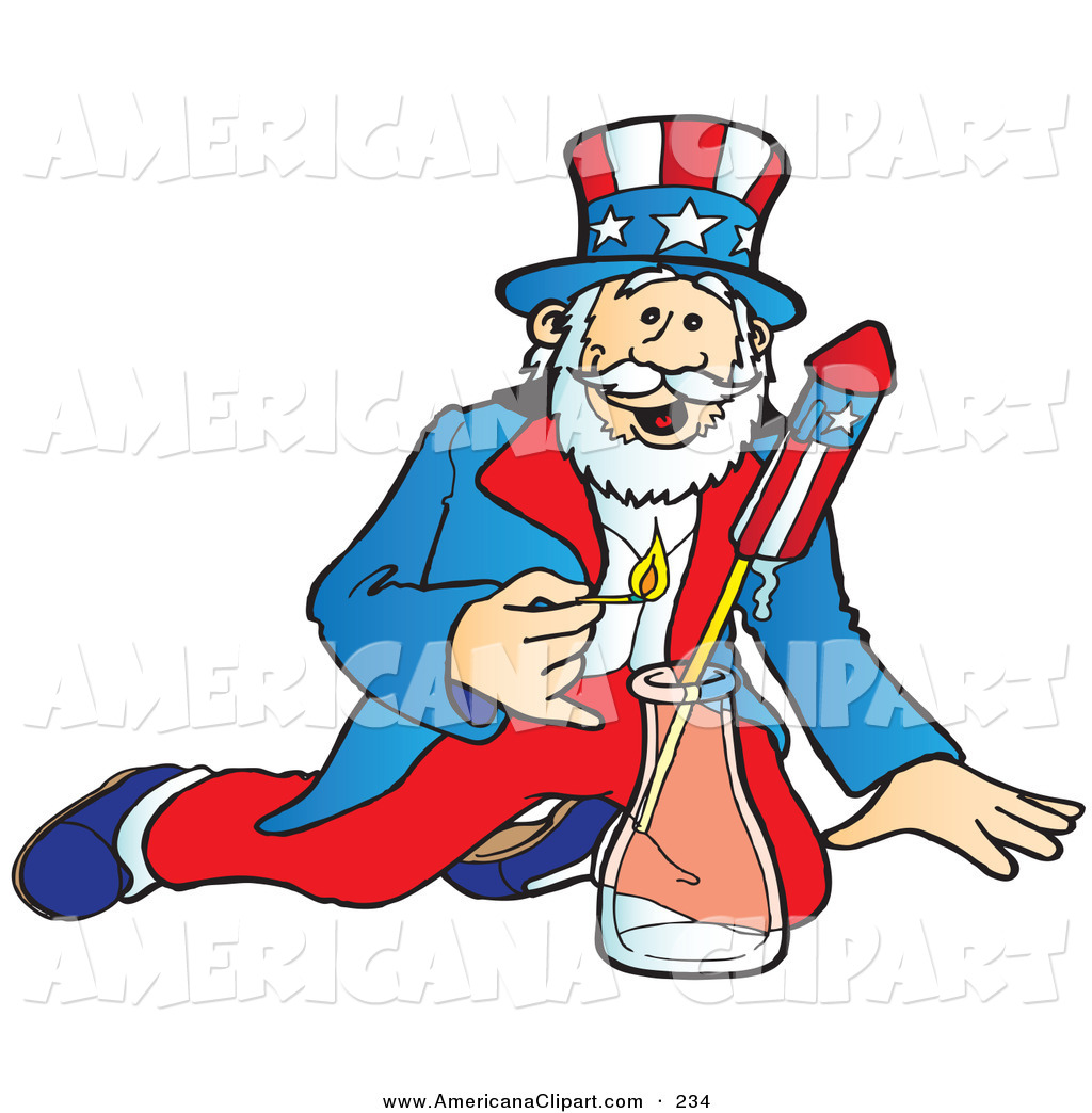 1024x1044 Americana Clip Art Of A Patriotic Uncle Sam Lighting And Shooting