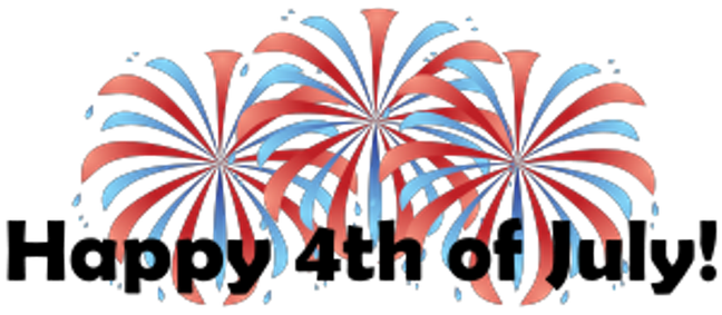 648x283 Fireworks Clipart Colored