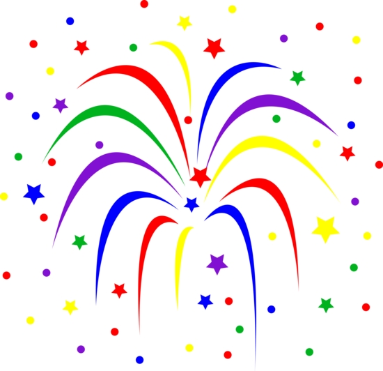 550x532 4th Of July Fireworks Clipart