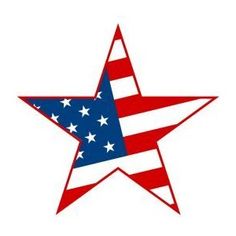 236x236 American Star Decoration Png Clipart July 4th Clip Art