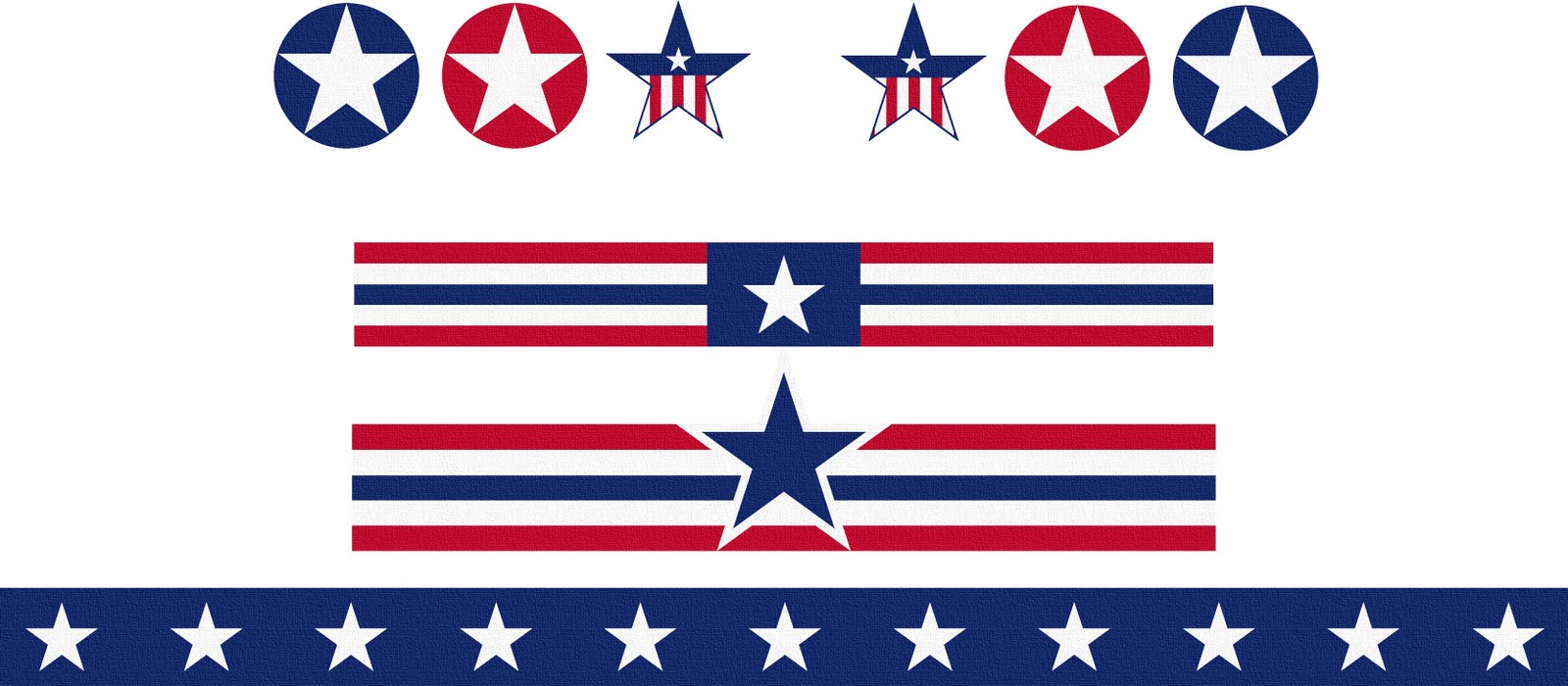 1600x700 Happy 4th Of July Banner Clipart