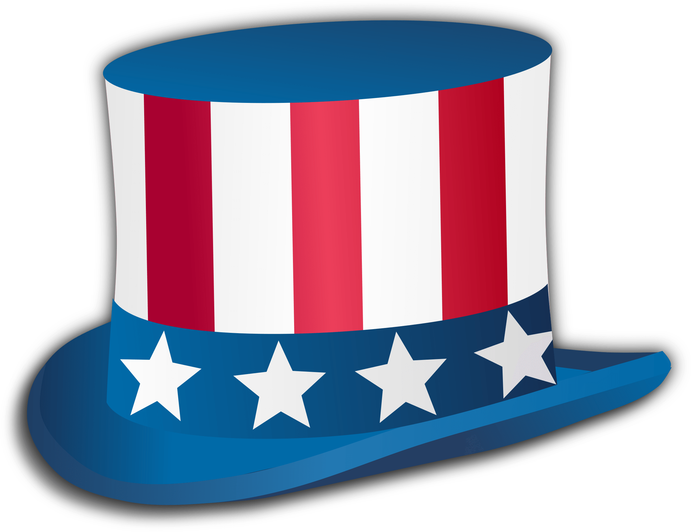 2400x1846 Happy Fourth Of July Top Hat Transparent Png