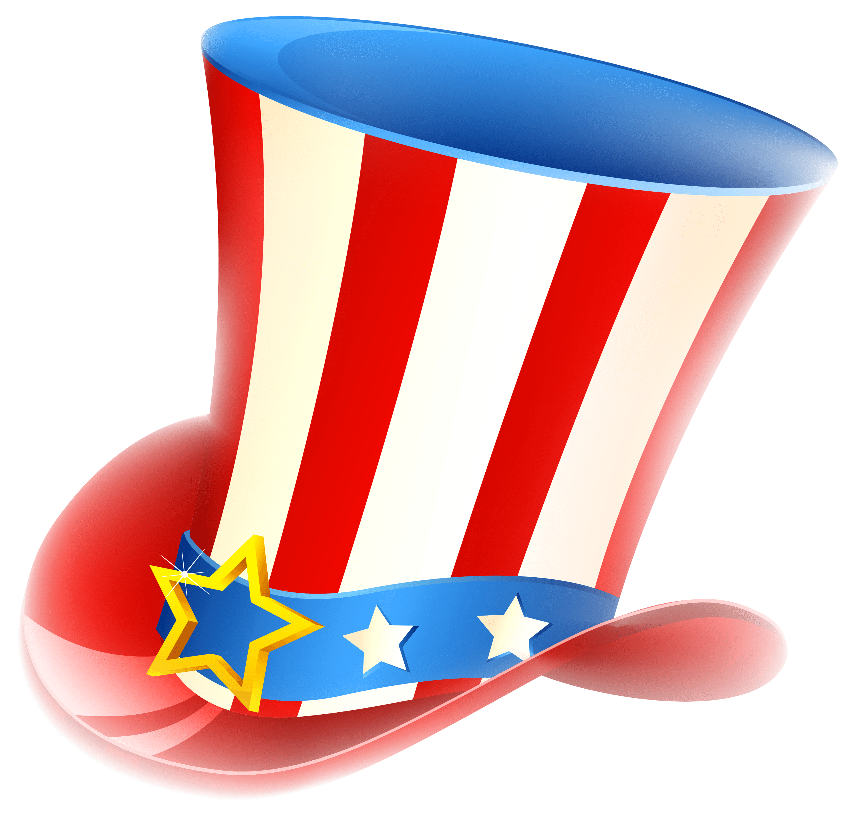 3000x2856 Happy Fourth Of July Uncle Sam Tophat Transparent Png