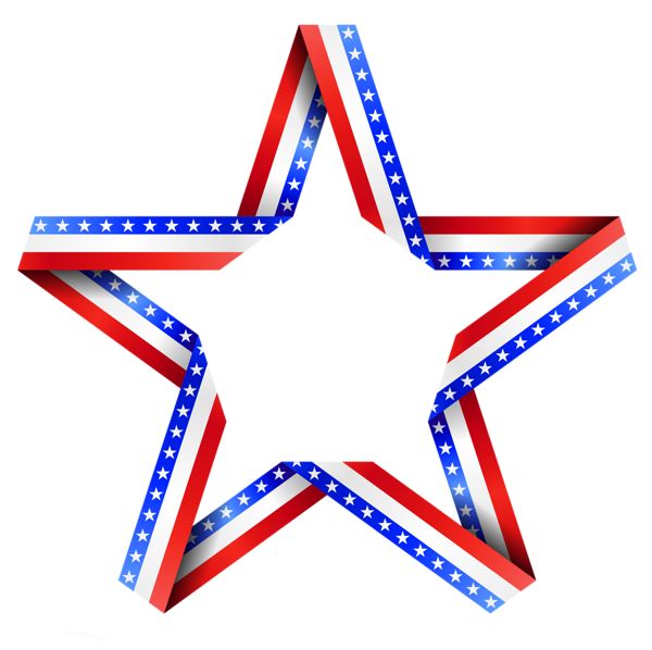 600x598 Stars Clipart 4th July