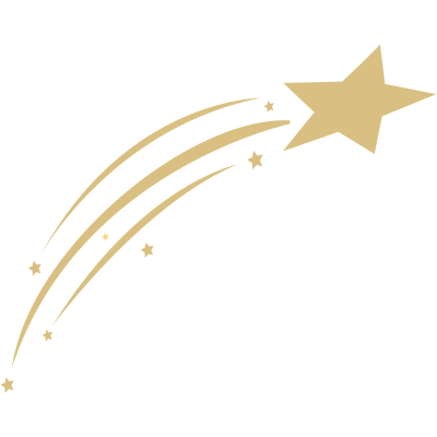 400x400 55 Sparkling Gold Stars Rating Transparent Png