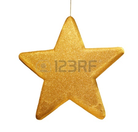450x432 Gold Star On White Background Stock Photo, Picture And Royalty