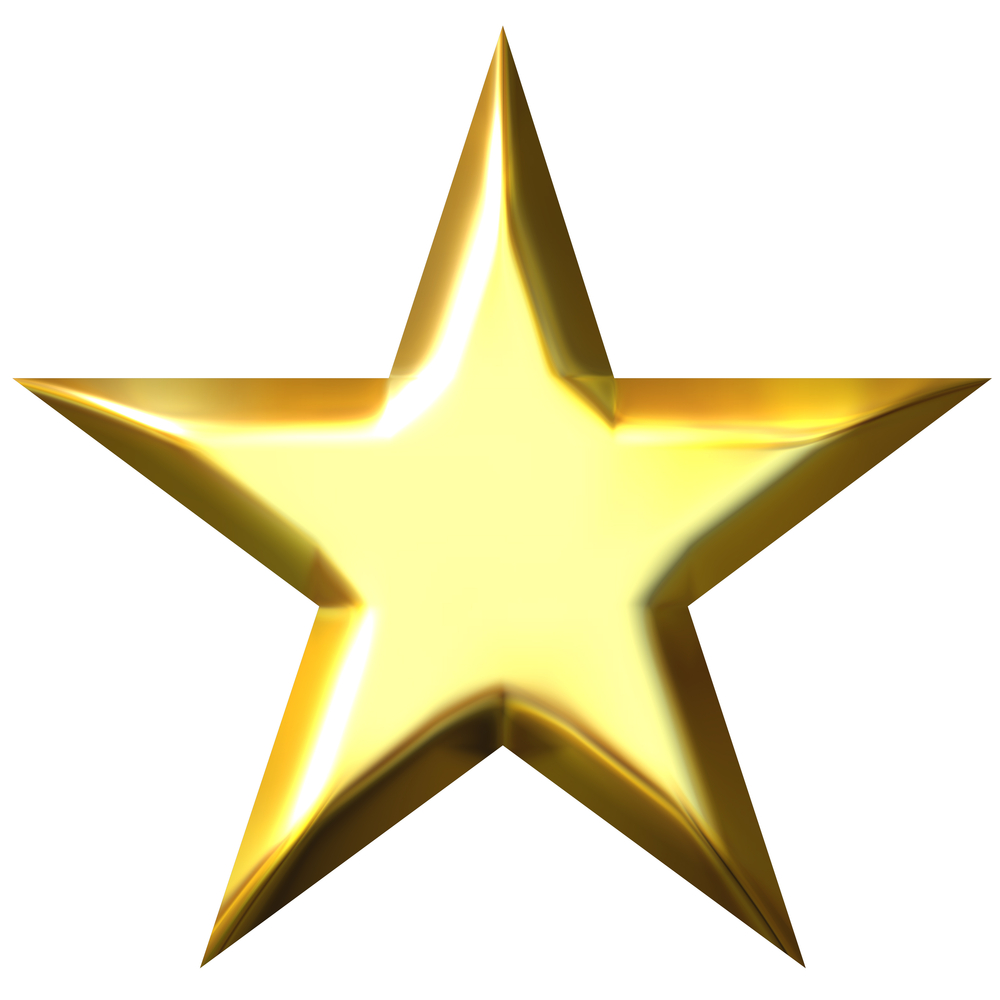 1000x1000 Gold Star Clipart