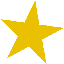 227x226 Basic 5 Point Star Gold