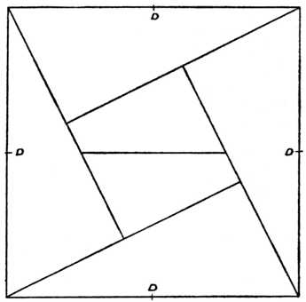 345x340 Fig. Piece Square Puzzle. (For Guidance In Setting Out
