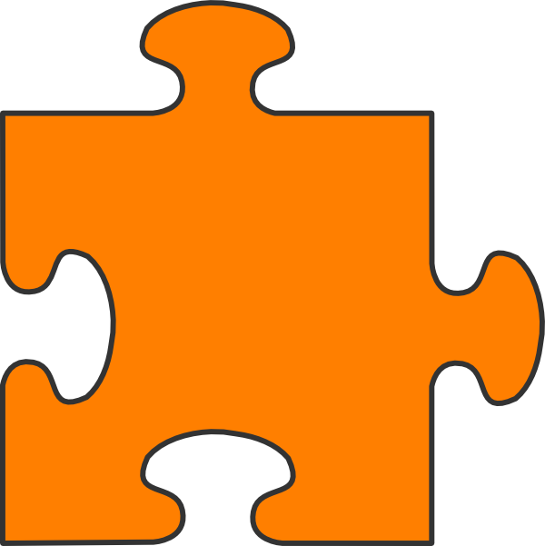 600x601 Single Clipart Puzzle Piece