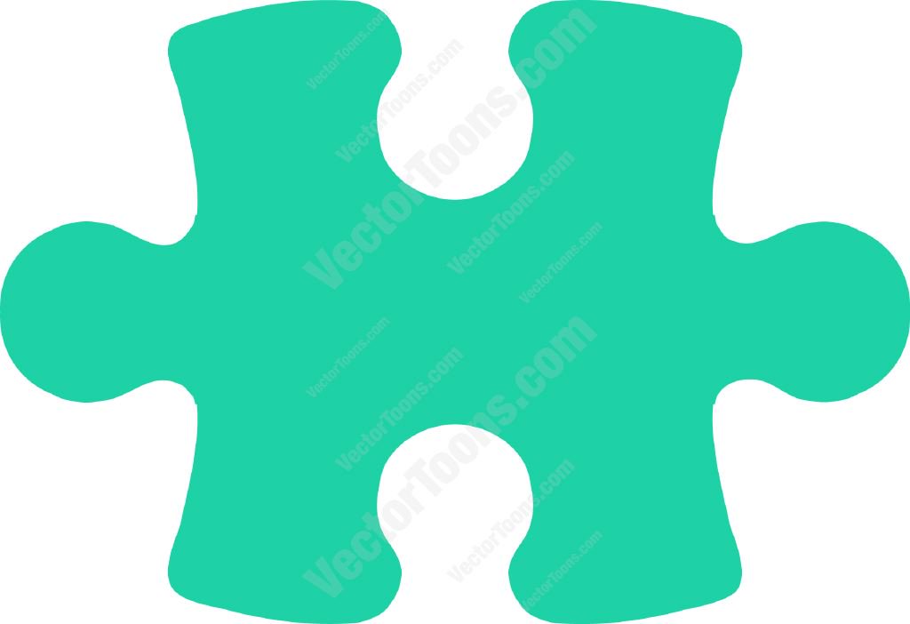1024x702 Green Puzzle Piece Cartoon Clipart