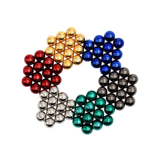 500x500 Multi Colored 5 Mm Ndfeb Magnetic Balls Magic Beads Spheres Puzzle