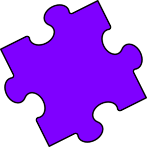 300x300 Purple Puzzle Piece Clip Art