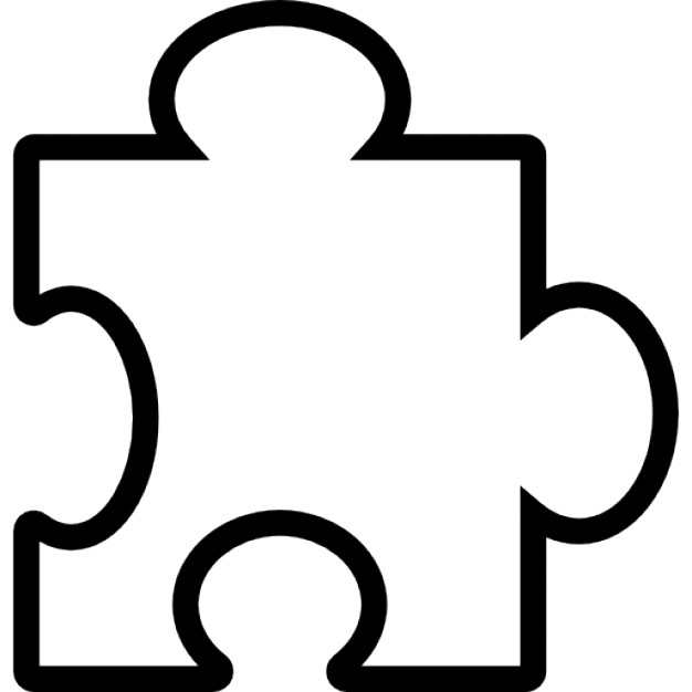 626x626 Puzzle Piece Outline Icons Free Download