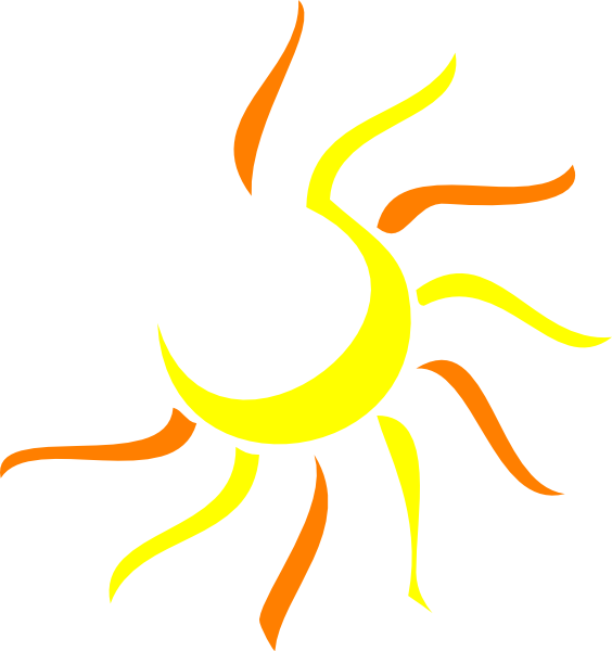 564x600 Free Sunshine Clipart Pictures