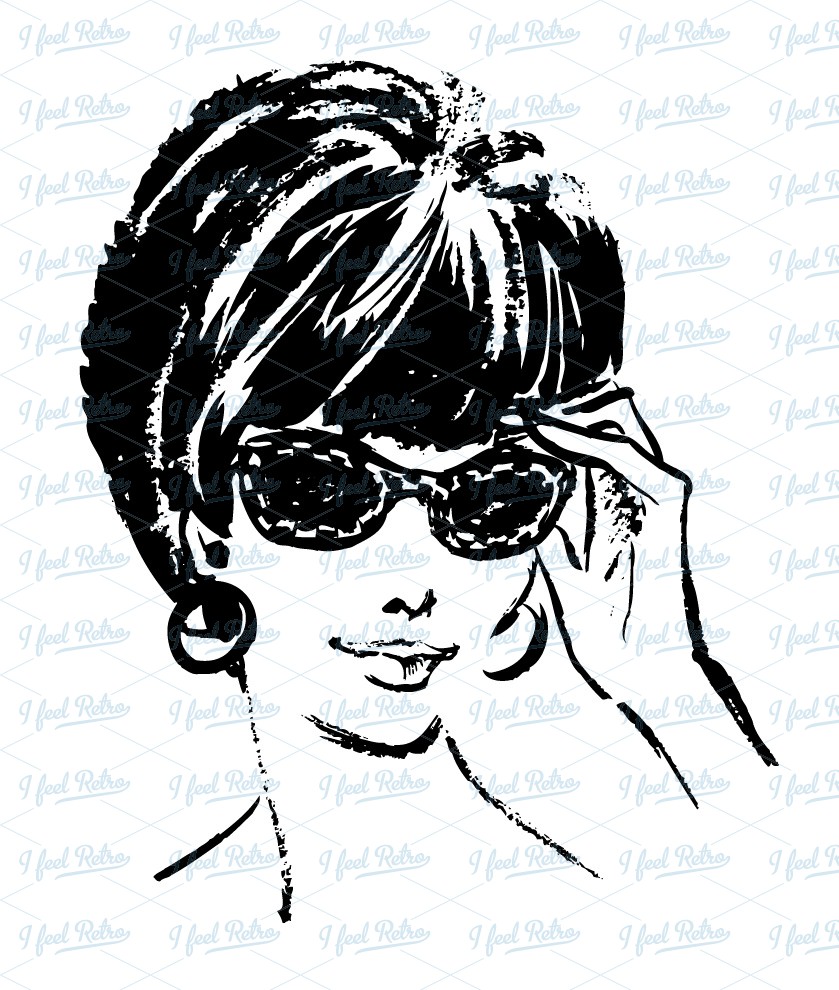 839x990 Phone Clipart 50s Woman